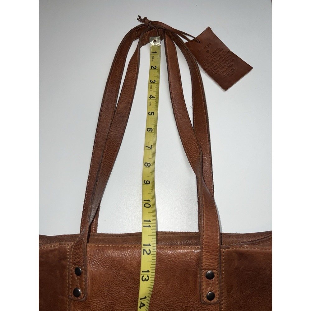 Vilenca Holland Women's Leather Tote Bag Brown EUC - Picture 2 of 8